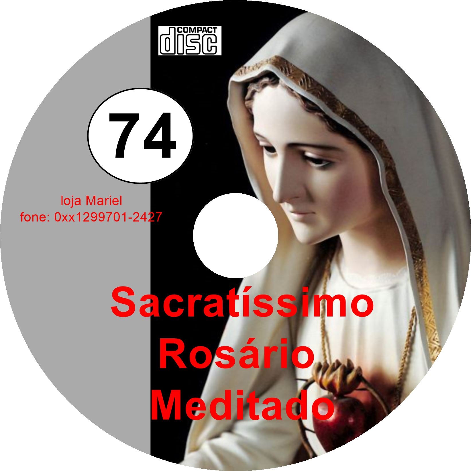 CD Rosário Meditado 74 CD Rosário Meditado 74